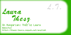 laura thesz business card